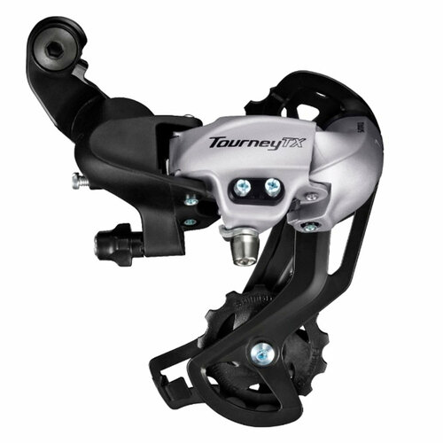 фото Переключатель задний shimano tourney tx800 7/8ск крепление на петух серебро erdtx800sgss