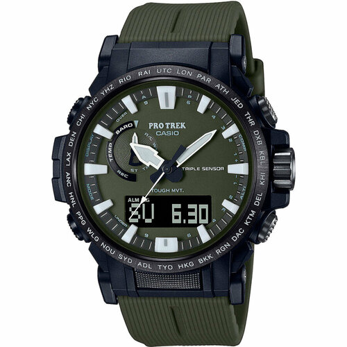 фото Наручные часы casio, зеленый