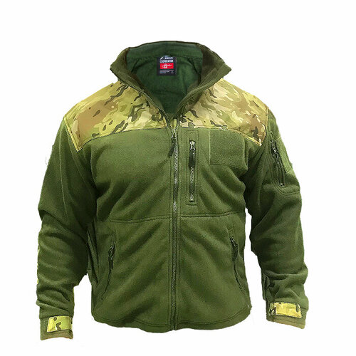 фото Тактическая флисовая куртка 1399 7.26 gear olive green/ multicam 7.26 gear китай