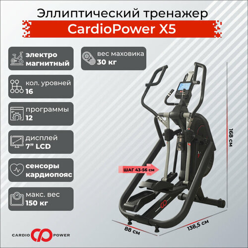 фото Эллиптический тренажер cardiopower x5