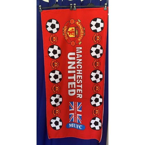 фото Манчестер юнайтед полотенце футбольного клуба manchester united ( англия ) размер длина 140 см ширина 70 см