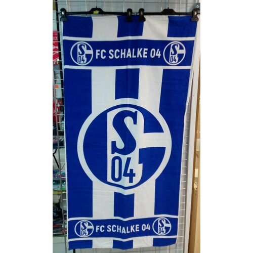 фото Для футбола шальке полотенце пляжное футбольного клуба schalke 04 ( германия ) размер длина 150 см ширина 75 см нет бренда