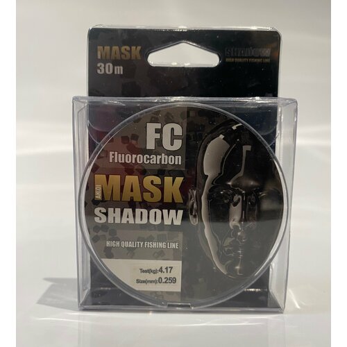 фото Флюорокарбоновая леска akkoi mask shadow 0.259, 30 м, тест 4,17 кг