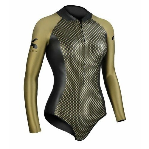 фото Гидрокостюм для плавания c4 aurea springsuit woman 2 мм, с рукавами, р-р 1/xs c4 carbon