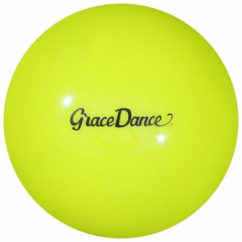 фото Мяч для художественной гимнастики grace dance, d=16,5 см, 280 г, цвет салатовый (комплект из 2 шт)