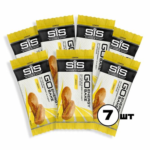 фото Энергетический батончик science in sport (sis) go energy bake 7 x 50 г, лимон