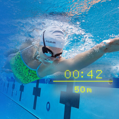 фото Form очки для плавания с дисплеем form swim goggles black черные fsg1