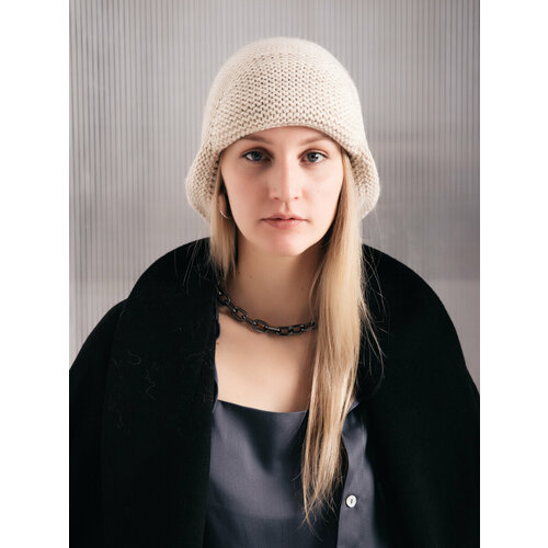 фото Шапка ушанка gray+one, размер one size, бежевый, экрю