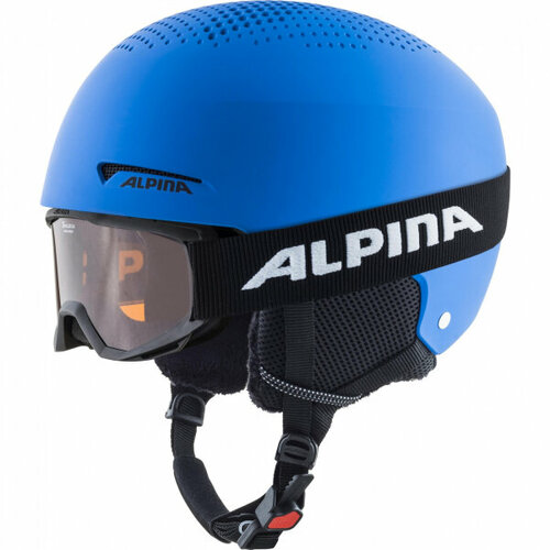фото Шлем alpina zupo set (+ маска piney) blue, год 2022, размер 48-52см
