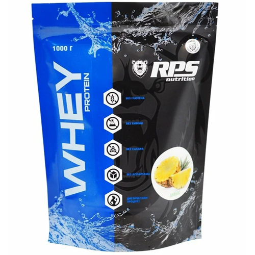 фото Протеин rps nutrition whey protein, 1000 гр., ананас