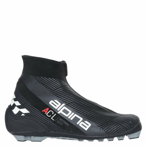 фото Лыжные ботинки alpina. action classic black/white/red (eur:46)