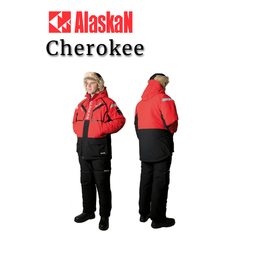 фото Костюм зимний alaskan cherokee, размер xl красный/черный