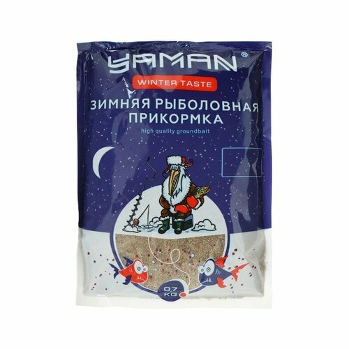 фото Прикормка yaman winter taste карась зимняя, чеснок, микс, 700 г (комплект из 9 шт)