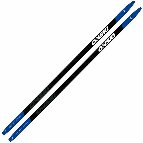 фото Лыжи беговые onski sport step (черный/синий) (187)