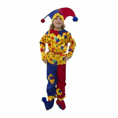 фото Карнавальный костюм «петрушка», текстиль, р. 26, рост 104 см батик