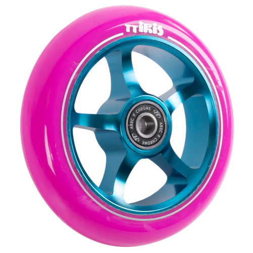 фото Колесо для трюкового самоката techteam x-treme 110*24 мм, iris, pink