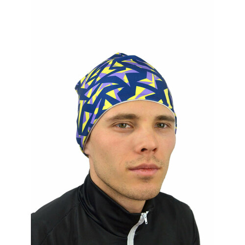 фото Шапка easy ski спортивная шапка, размер xl, синий, фиолетовый