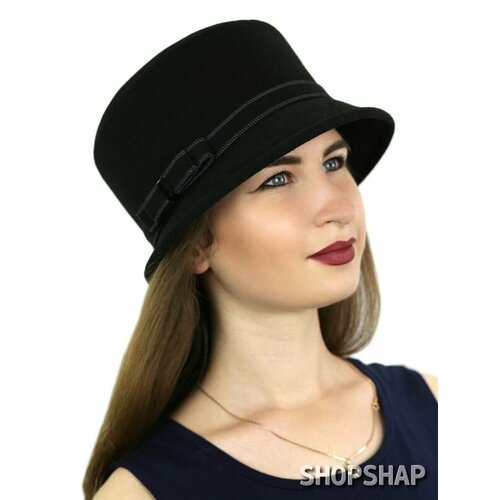 фото Шляпа shopshap шляпа shopshap искорка, цвет: черный, размер головы (см.): 56, размер 56, черный
