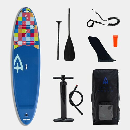 фото Sup доска надувная aqua arrow 10.6 art cube gladiator