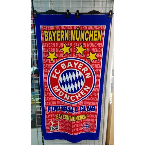 фото Для футбола бавария полотенце футбольного клуба пляжное размер длина 140 см ширина 70 см bavaria