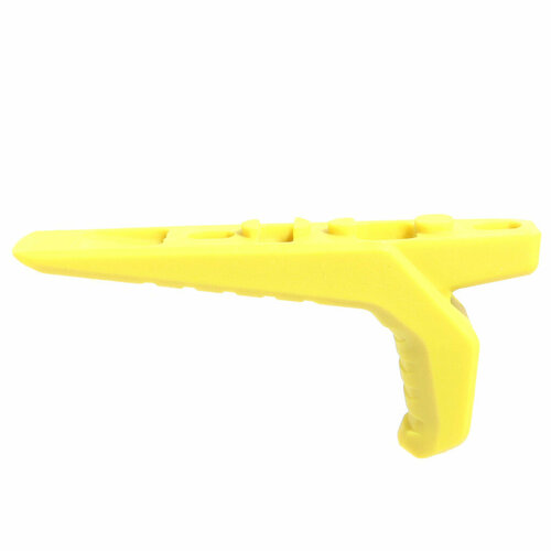 фото Рукоятка на цевье ртм кронштадт gen2 под углом / желтый (yellow) / keymod ртм оружейная компания