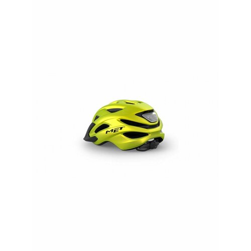 фото Велошлем met crossover metallic lime yellow os met helmets