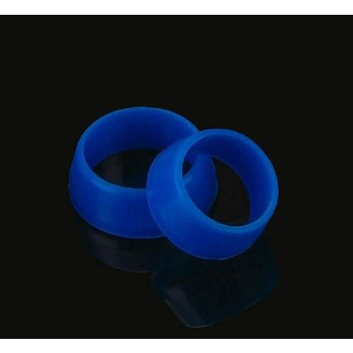 фото Силиконовое влагозащитное кольцо 30-35мм для подседельного штыря, цвет синий, в упаковке 1шт. нет бренда