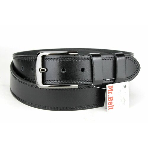 фото Ремень mr. belt, размер 120, черный