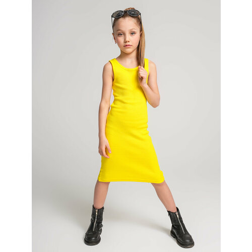 фото Платье котмаркот, размер 152, желтый