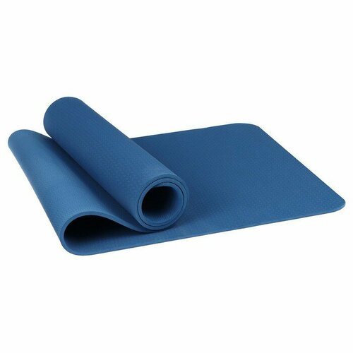 фото Коврик для йоги 183 × 61 × 0,8 см, цвет синий sangh