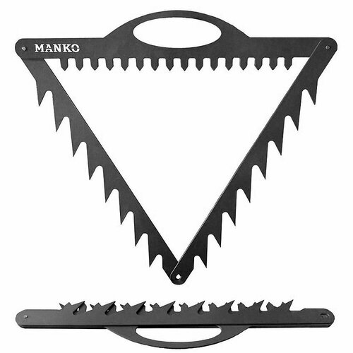 фото Коса для рыбалки донная рыболовная складная сталь 3мм для очистки дна от водорослей камыша растений манко manko