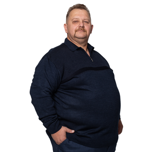 фото Пуловер turhan, размер 5 xl, синий