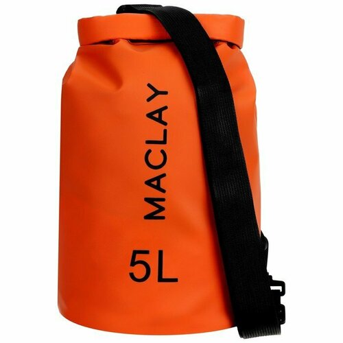 фото Гермомешок туристический maclay 5l, 500d, цвет оранжевый (комплект из 2 шт)