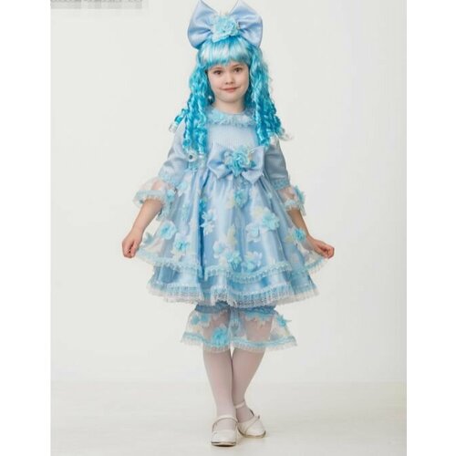 фото 5136 изделие швейное для девочек "мальвина" (платье, бриджи) бал-маскарад р.140-72 батик