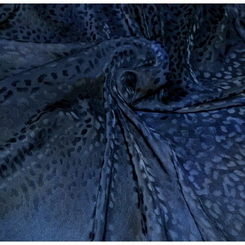фото Платок ,69х69 см, синий, черный