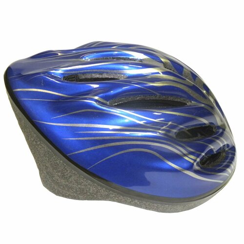 фото Спортивный шлем регулируемый amigo sport deluxe р. m/l blue