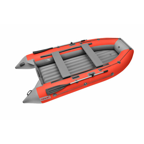 фото Лодка надувная пвх под мотор roger trofey 3500, лодка роджер нднд (красно-серый комбинированный)