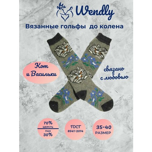 фото Гольфы , 100 den, размер 23/25, серый wendly