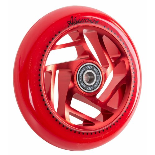 фото Колесо для самоката x-treme 110*24мм, aloe, red techteam