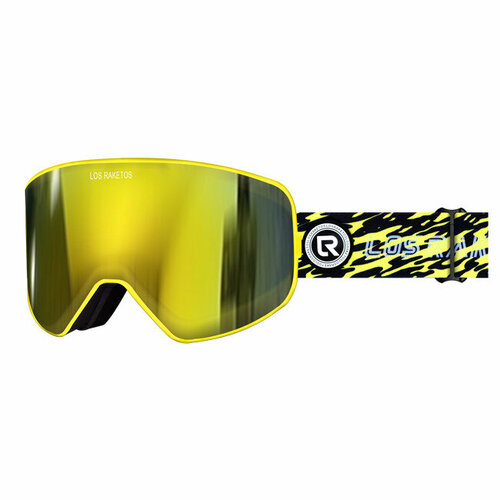 фото Маска (очки) для сноуборда, горных лыж los raketos skyline yellow chrom 21211