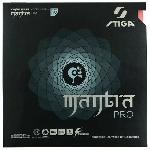 фото Накладка для ракетки stiga mantra pro m 2.1 красная