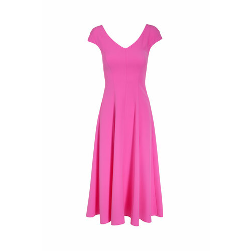 фото Платье emporio armani, прилегающее, миди, размер 40, розовый