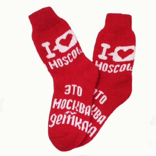 фото Носки , размер 36-40, красный рассказовские носки