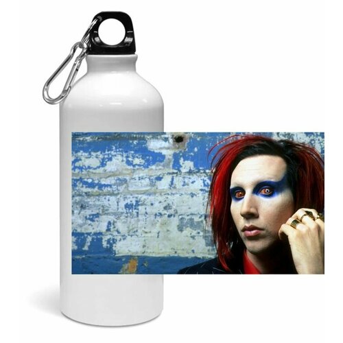 фото Спортивная бутылка marilyn manson, мэрилин мэнсон №9 migom