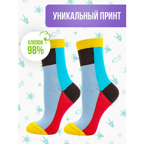 фото Носки big bang socks, размер 40-44, голубой