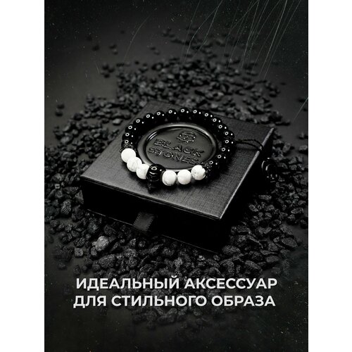 фото Браслет, 1 шт., белый, черный нет бренда