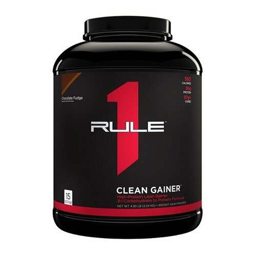 фото R1 clean gainer rule 1 (2160-2240 гр) - шоколад с арахисовым маслом