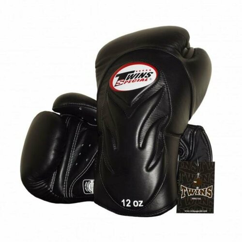 фото Перчатки боксерские twins special bgvl-6 black, 16 oz, черный