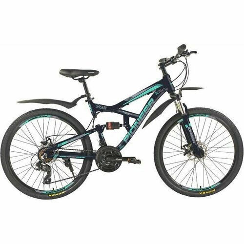 фото Велосипед pioneer safari 26 al19 black-mint-gray