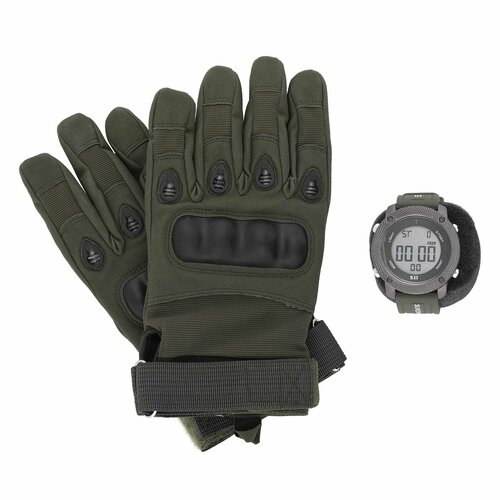 фото Тактический набор часы штурмовые +тактически перчатки нет бренда